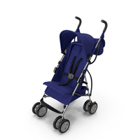 Portable Folding Baby Stroller With Bag PNG & PSD Images