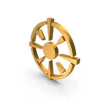 Gold Target Scope Icon PNG & PSD Images