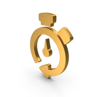 Gold Timer Icon PNG & PSD Images