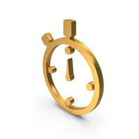 Gold Alarm Icon PNG & PSD Images