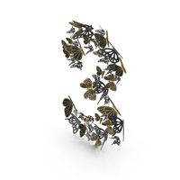 Black Butterflies Number 3 PNG & PSD Images