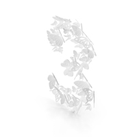 Monochrome Butterflies Number 3 PNG & PSD Images