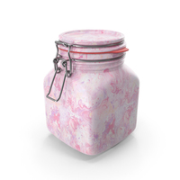 Ceramic Square Jar PNG & PSD Images
