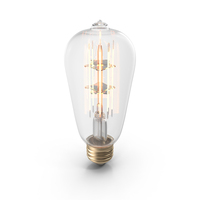 Vintage LED Bulb PNG & PSD Images