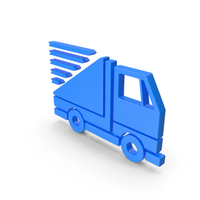 Blue Transport Symbol PNG & PSD Images