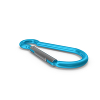 Carabiner Blue PNG & PSD Images