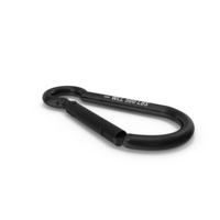 Carabiner Black PNG & PSD Images