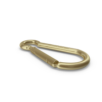 Brass Carabiner PNG & PSD Images
