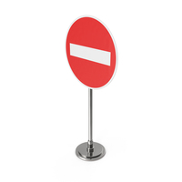 No Entry Traffic Sign PNG & PSD Images