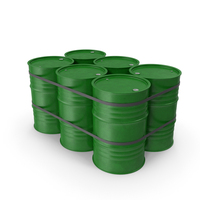 Green Barrels PNG & PSD Images