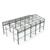 Industrial Truss Frame Construction PNG & PSD Images
