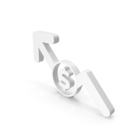 Arrow Dollar Growth Market PNG & PSD Images