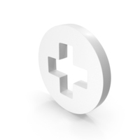 Round Medical Cross Symbol PNG & PSD Images