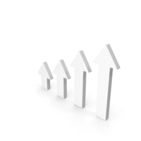 Up Growth Arrows Symbol PNG & PSD Images