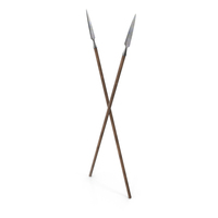 Crossed Javelin PNG & PSD Images