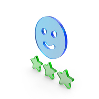 Smile Face Star Rating Emoji PNG & PSD Images