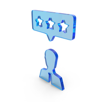 Male User Three Star Rating Frame Symbol PNG & PSD Images