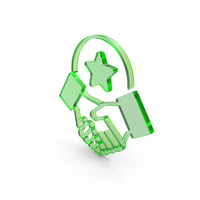 Star Handshake Symbol PNG & PSD Images