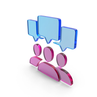 Users Three Chat Bubble Web PNG & PSD Images