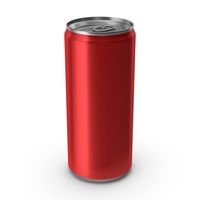 Red Beverage Sleek Can 300ML PNG & PSD Images