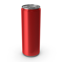 Red Beverage Sleek Can 355ML PNG & PSD Images
