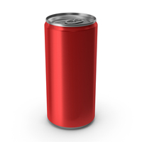 Red Beverage Slim Can 200ML PNG & PSD Images