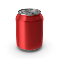 Red Beverage Standard Can 250ML PNG & PSD Images