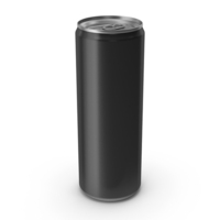 Black Beverage Sleek Can 355ML PNG & PSD Images