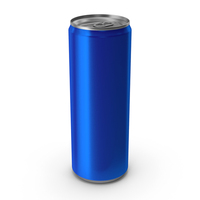 Blue Beverage Sleek Can 355ML PNG & PSD Images