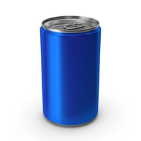 Blue Beverage Slim Can 150ML PNG & PSD Images