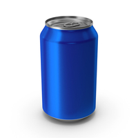 Blue Beverage Standard Can 330ML PNG & PSD Images