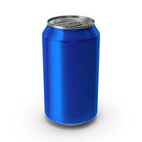 Blue Beverage Standard Can 355ML PNG & PSD Images