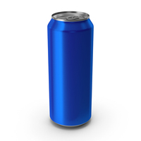 Blue Beverage Standard Can 500ML PNG & PSD Images