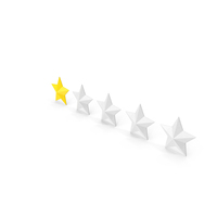 One Star Rating PNG & PSD Images
