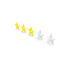 Three Stars Rating PNG & PSD Images