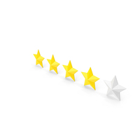 Four Stars Rating PNG & PSD Images