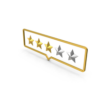Three Stars Rating PNG & PSD Images
