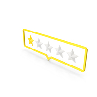 One Star Rating PNG & PSD Images
