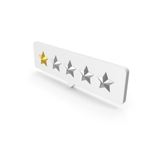 One Star Rating PNG & PSD Images