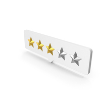 Three Stars Rating PNG & PSD Images
