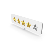 Four Stars Rating PNG & PSD Images
