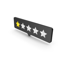 One Star Rating PNG & PSD Images