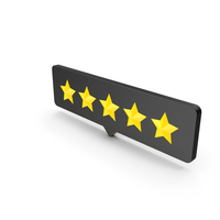 Five Stars Rating PNG & PSD Images