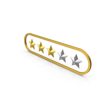 Three Stars Rating PNG & PSD Images