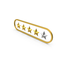 Four Stars Rating PNG & PSD Images