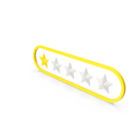 One Star Rating PNG & PSD Images