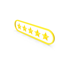 Five Stars Rating PNG & PSD Images