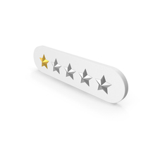 One Star Rating PNG & PSD Images