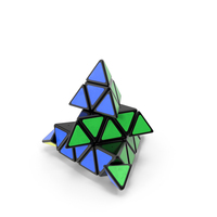 3x3 Pyraminx Cube Magic Twist PNG & PSD Images
