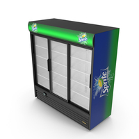 3 Door Upright Display Cooler PNG & PSD Images